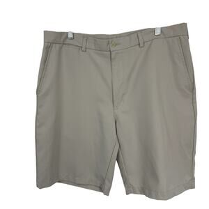 Ben Hogan Mens Golf Tech Shorts Size 36 Bleige 10" Inseam lightweight